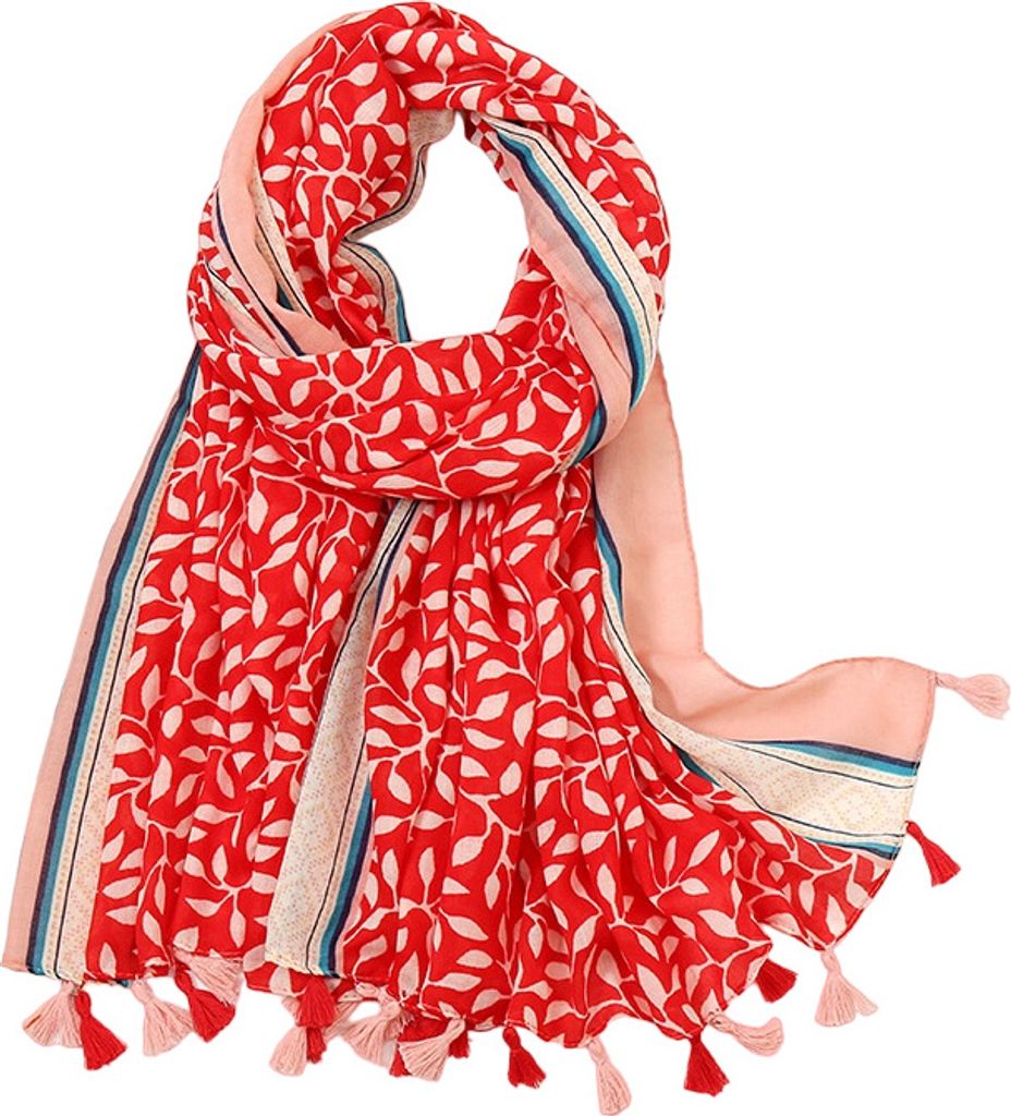 Eviga Schal in Rot - Vielseitiges Accessoire für jedes Produktbild 