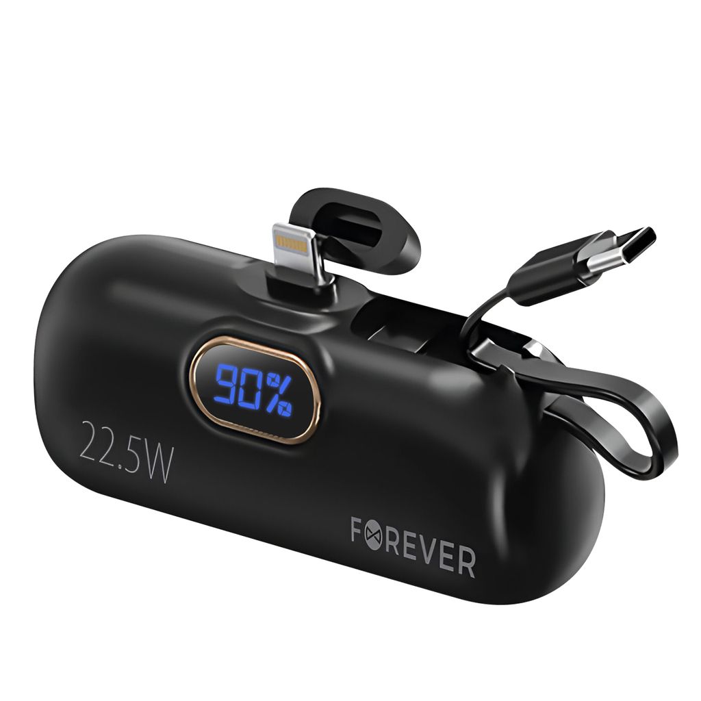 Forever, powerbank da 5000mAh Connettore Lightning + cavo Immagine del prodotto 