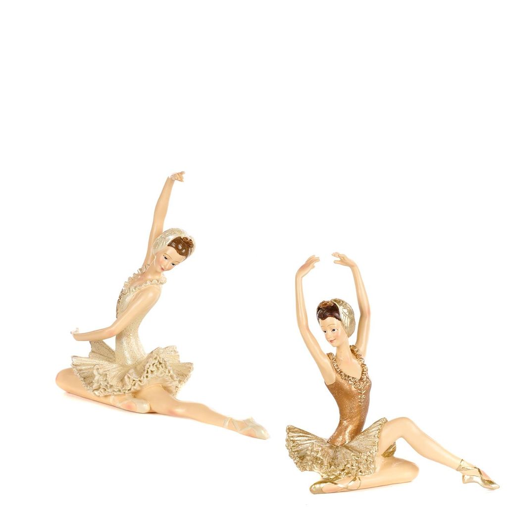 Goodwill Dekofigur Ballerina Weihnachten Gold-Bronze H 22 cm BITTE BEACHTEN Preis pro Stück