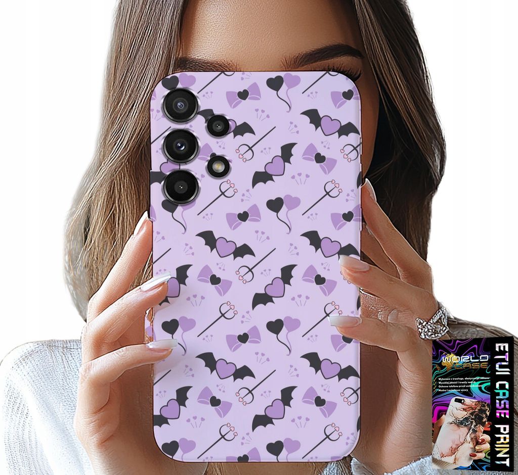 Fall Für Samsung Galaxy A32 5G - Modische Designs Gabel Herzen Bögen Bogen