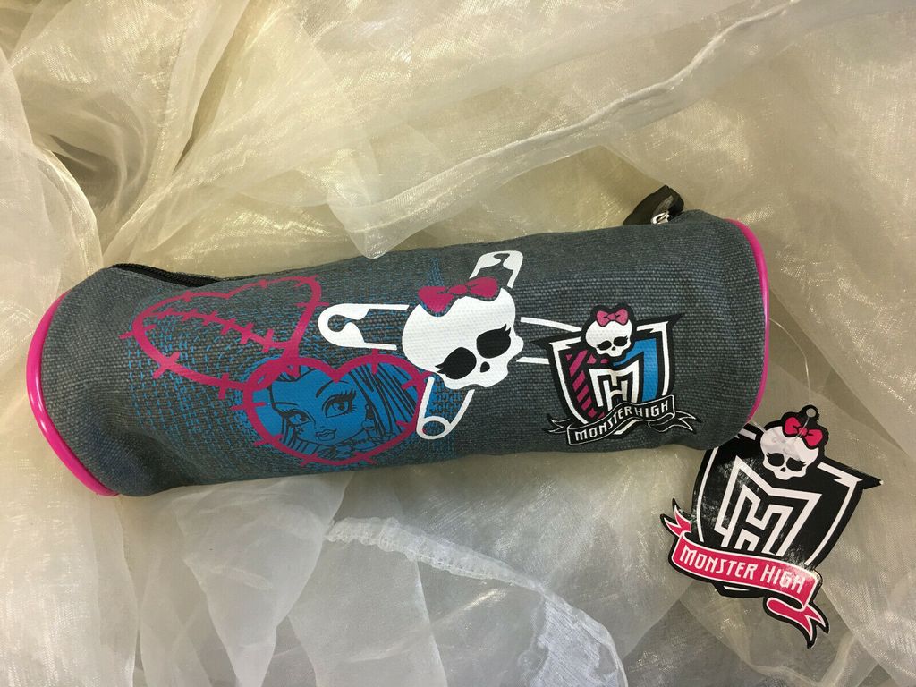 Monster High - Schlamperetui Farbe grau