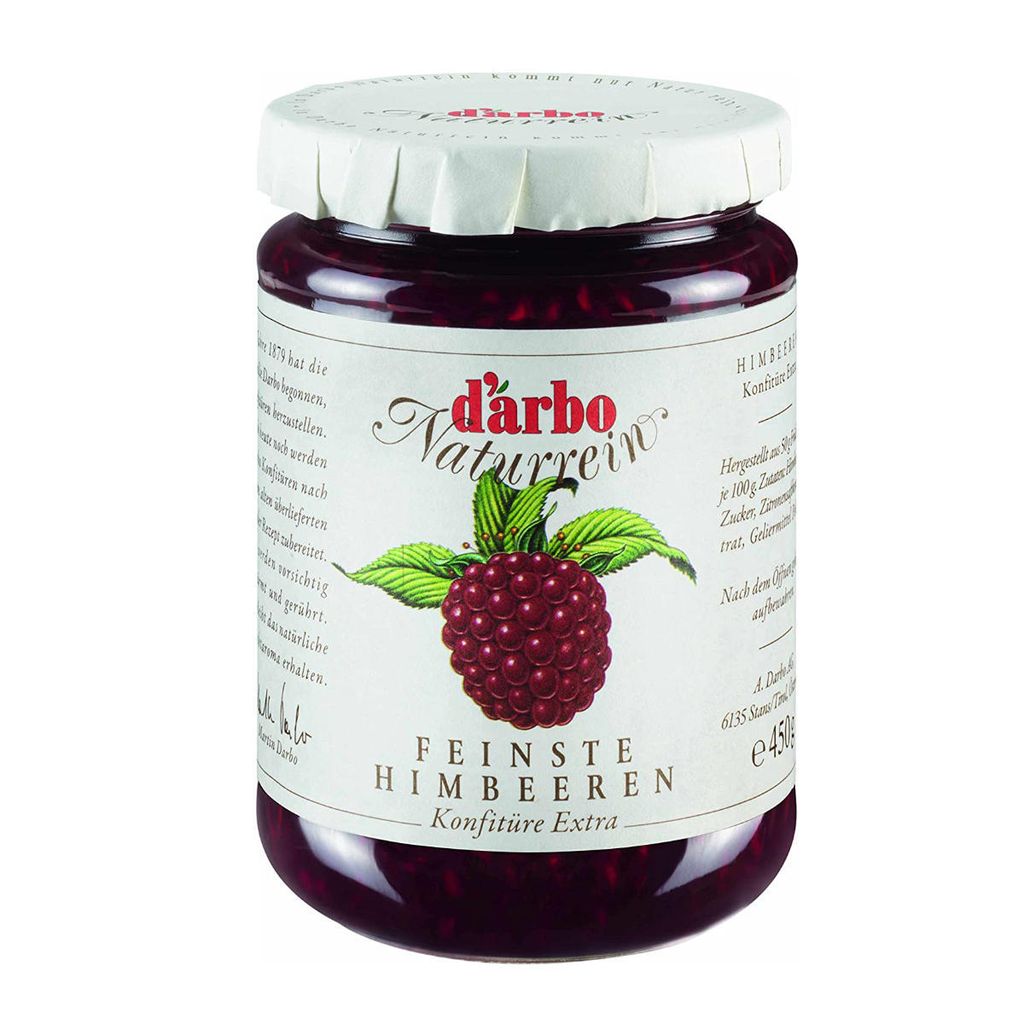 Darbo Naturrein Himbeer Konfitüre Extra feinste Himbeeren Produktbild 