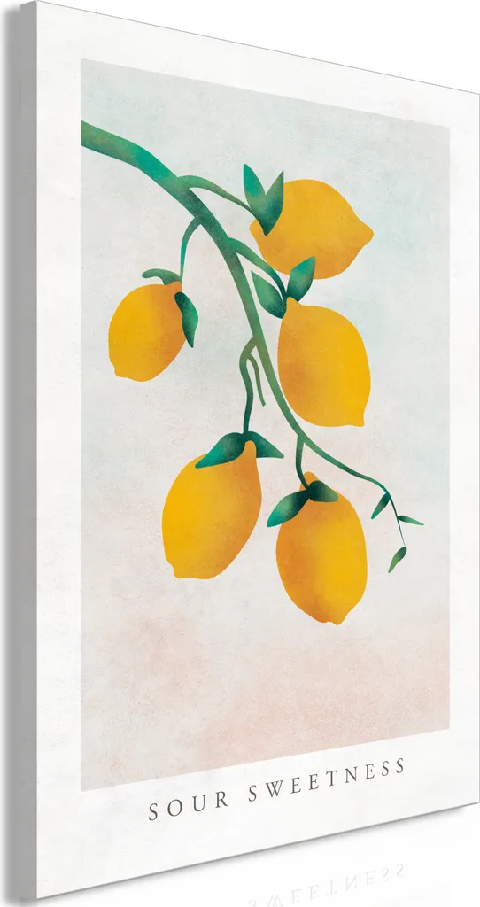 Decorazione Parete Fiori Dolcezza Acida b-A-0828-b-a - Tela TNT 40x60