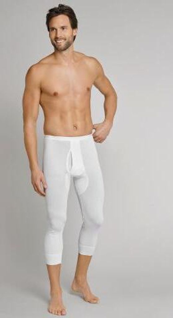 Schiesser Herren Hose 3/4 weiss 005