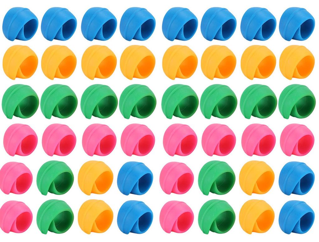 48-teiliges Set Silikon-Garnspulenhalter und Spulenorganizer für Nähmaschinen