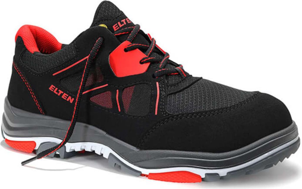 ELTEN Sicherheitshalbschuhe ANTHONY red Low ESD S1 TYP 2 7275502 Schwarz - Rot, 45