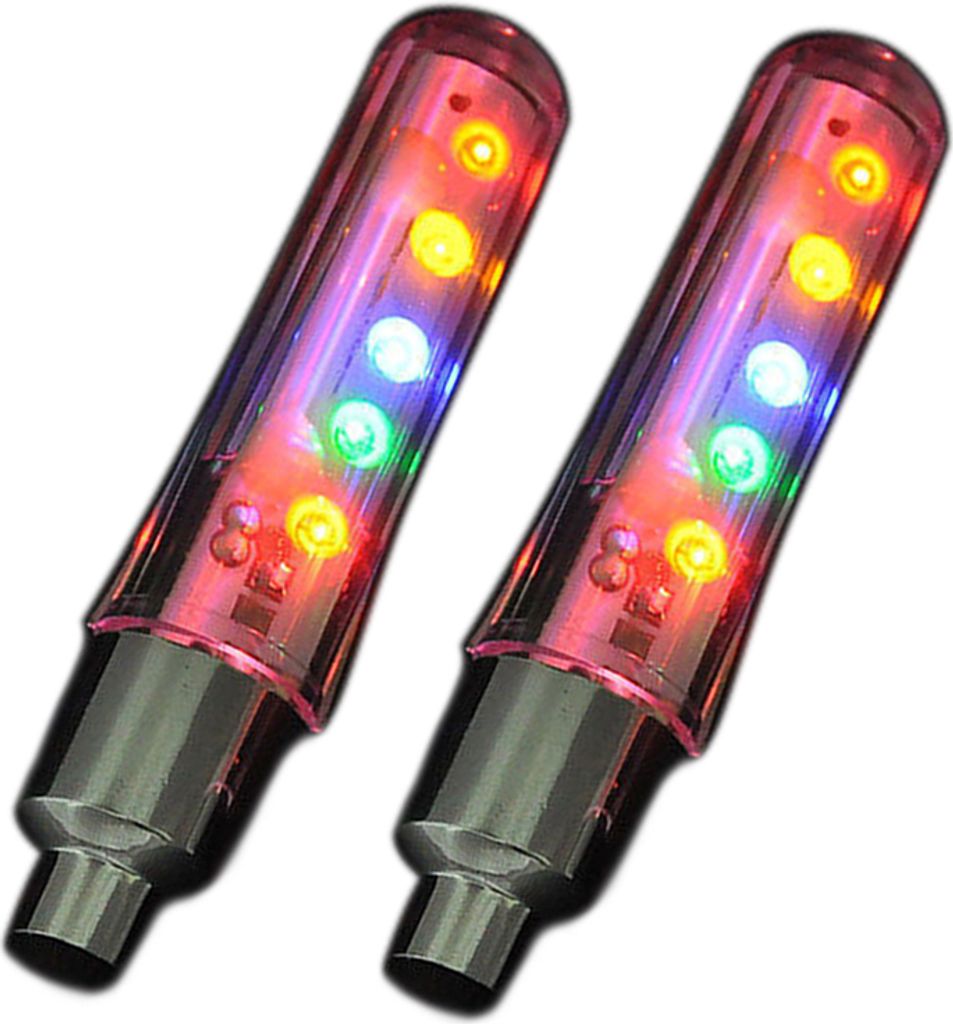 2Pcs LED Reifen Reifen Rad Ventil Felgenlampe Blinkende Produktbild 