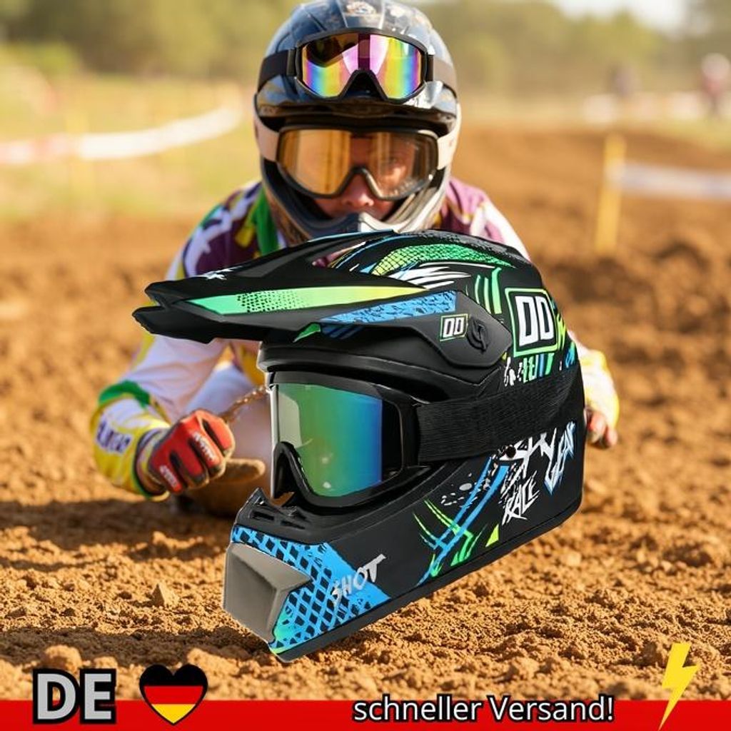 Motorrad Helm Kinder Off-road Bike Downhill BIN DH Kreuz Capacete Motocross