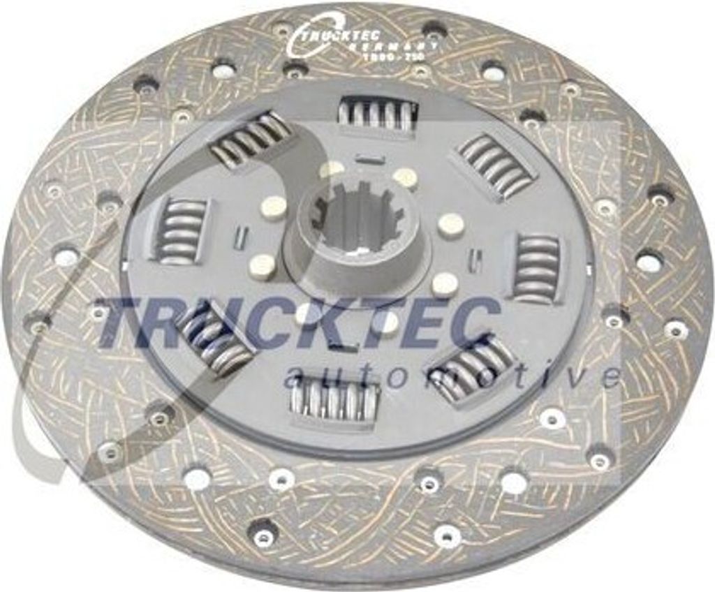TRUCKTEC AUTOMOTIVE 01.23.114 Kupplungsscheibe 250mm passend für MERCEDES-BENZ T2/L Kasten/Kombi