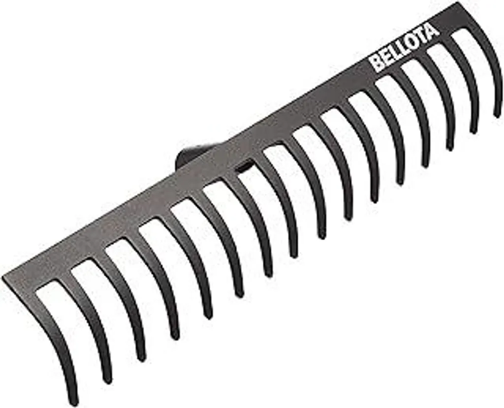 Bellota 951-16 - Rastrello da giardino con 16 denti - Testa in acciaio - Rastrello da giardino di media resistenza per lavori di giardinaggio - Manico non incluso