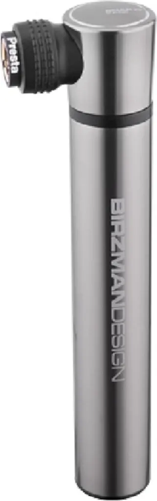 Pompe de secours Birzman Mini Apogee Argent - Idéal pour sorties vélo