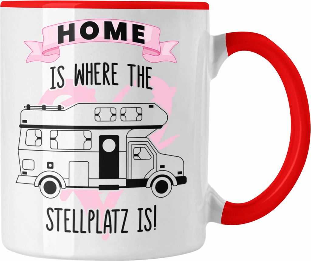 Trendation - Wohnwagen Camper Tasse Geschenke Wohnmobil für Männer Campingwagen Geschenkidee Zubehör Camping Opa Oma Rentner Lustig Grafik Home ...