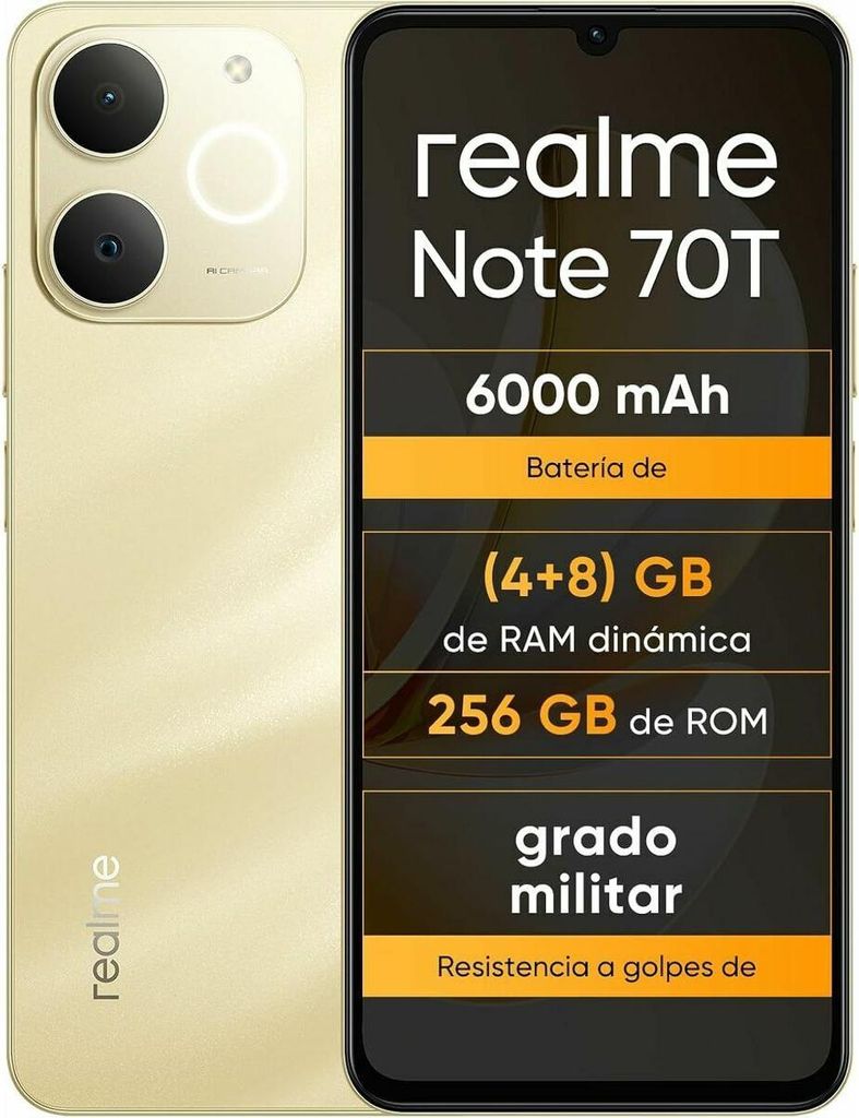 realme Note 70T, 17,1 cm (6.74"), 4 GB, 256 GB, 50 MP, Zdjęcie produktu 