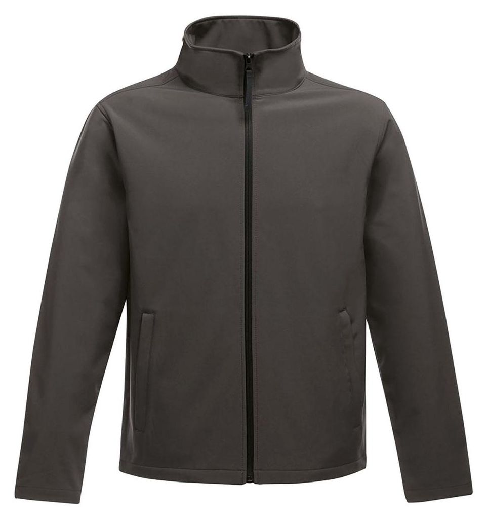Regatta Herren Softshell-Jacke Ablaze, bedruckbar LT338 (M) (Dunkelgrau/Schwarz)