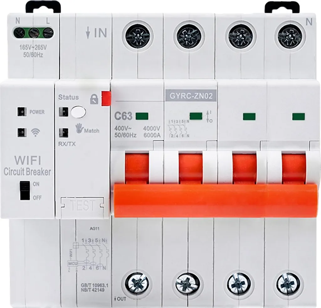 Domotisez votre maison avec le disjoncteur 4P 63A WiFi connecté Tuya