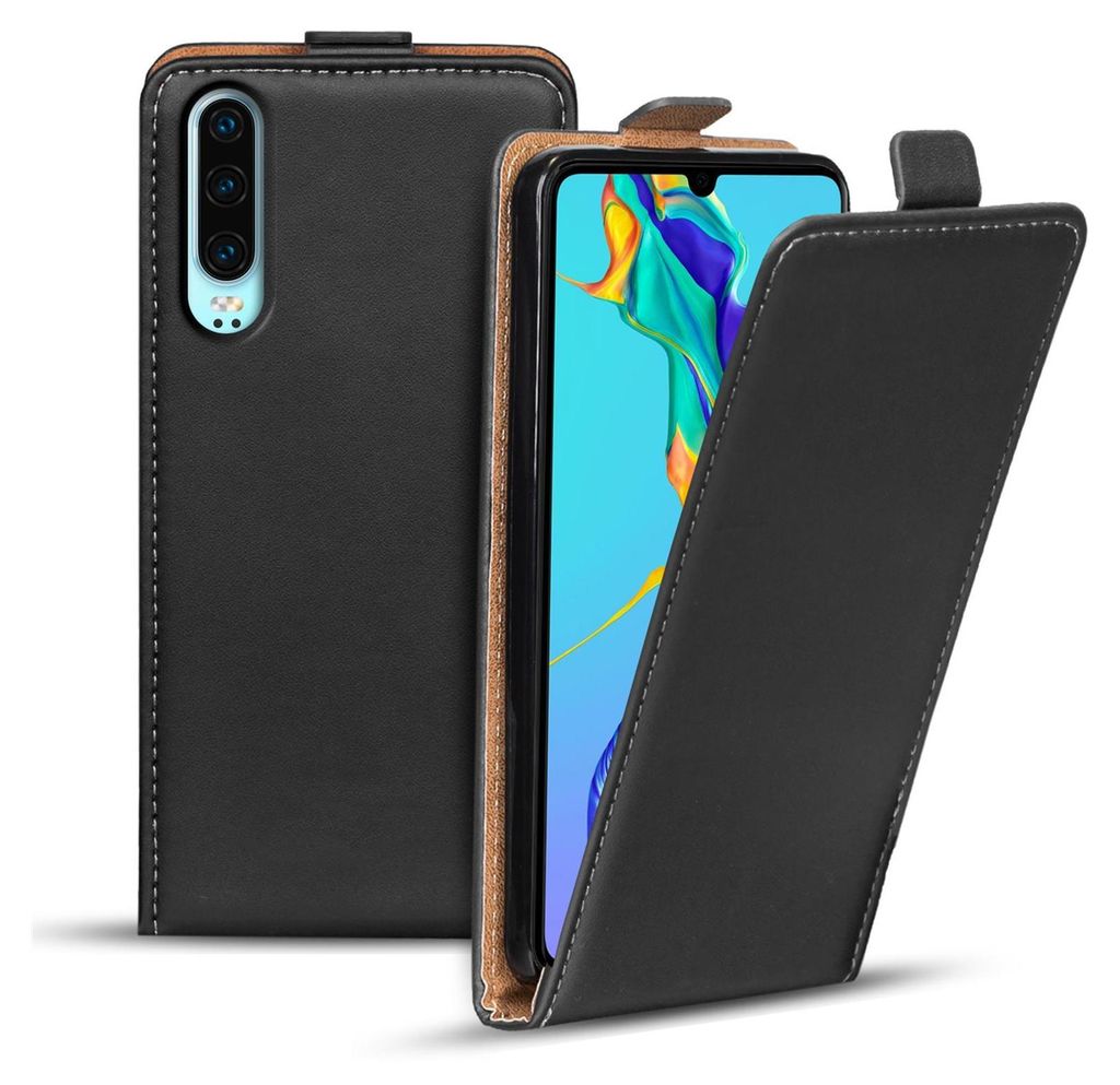 Custodia flip per Huawei P30 cover classica per telefono Immagine del prodotto 