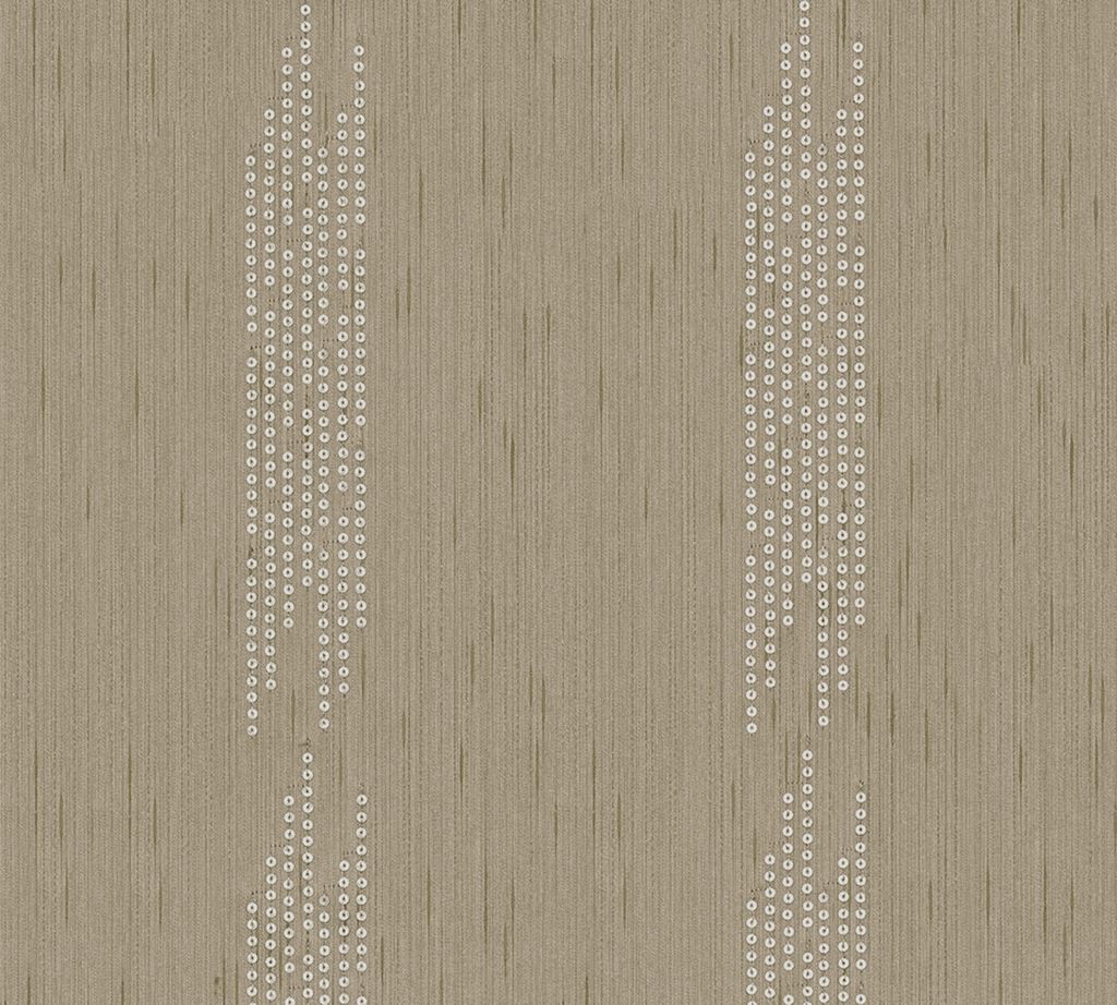 Architects Paper Luxustapete Wall Fashion Textiltapete braun silber 3,20 m x 0,53 m