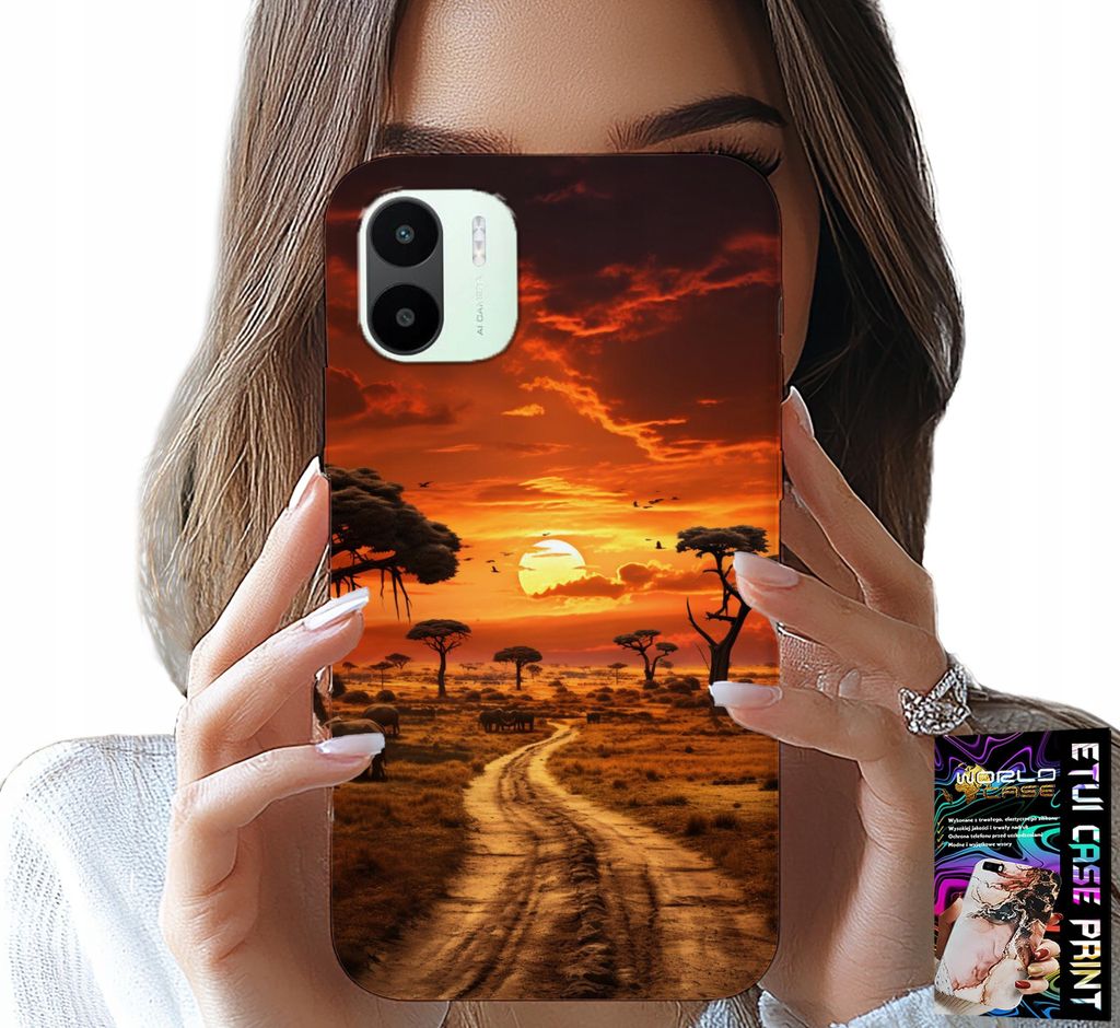 Fall Für Xiaomi Redmi A1 - Safari Afrika Sonnenuntergang Schöne Aussicht