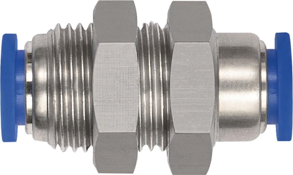 Riegler Schott-Steckverbindung »Blaue Serie« mini, M8x0,75, Schlauch-Ø 3