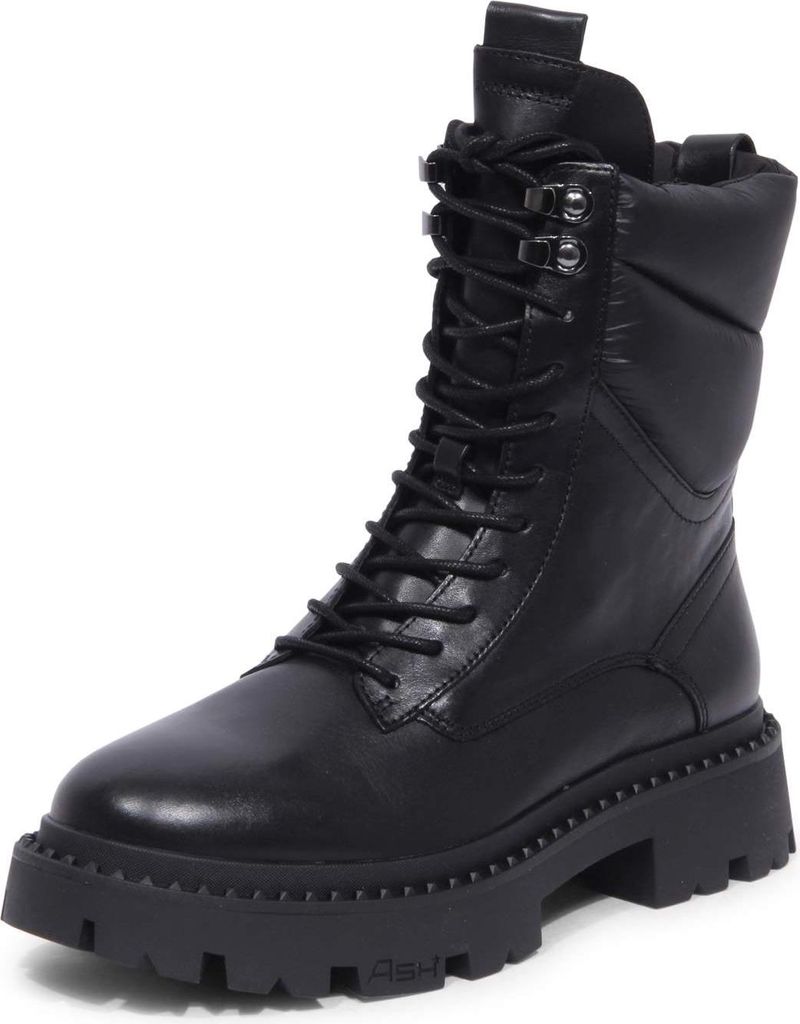 9927AT anfibio donna ASH GOTTA woman leather/puffy nylon boots