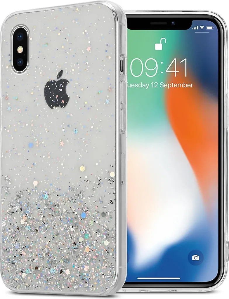Regalo Ideale: Custodia Glitter iPhone X XS Cadorabo - Elegante