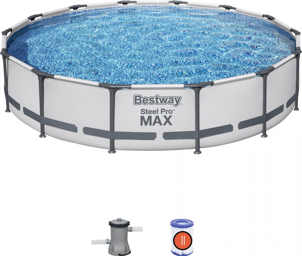 Bestway 56595 Rund Aufstellpool aus Stahl Pro Max 427x84 cm Produktbild 