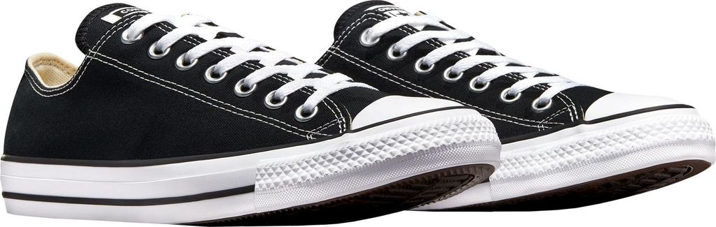 A pair of black Converse All Star sneakers.