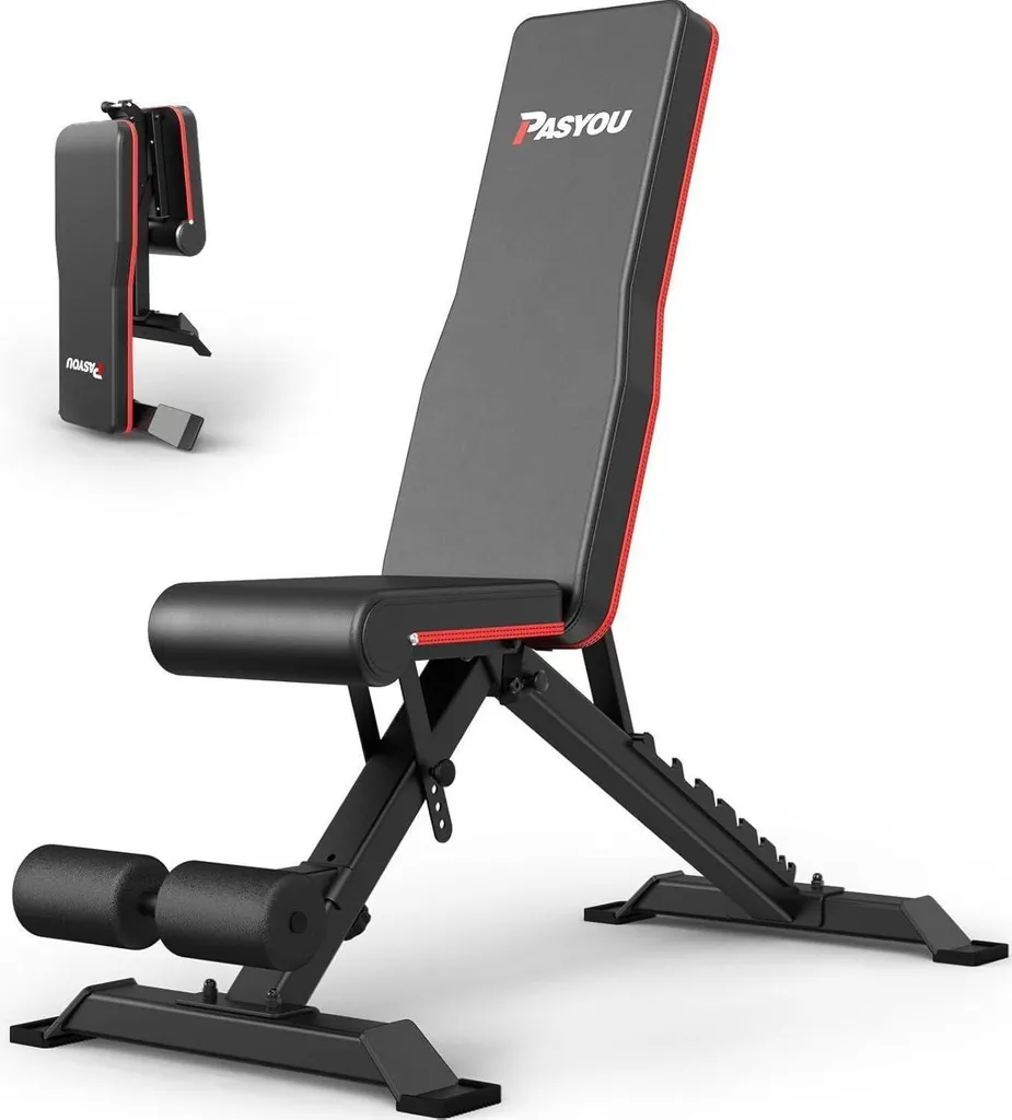 Banc de musculation pliable série compact réglable pour tout le corps