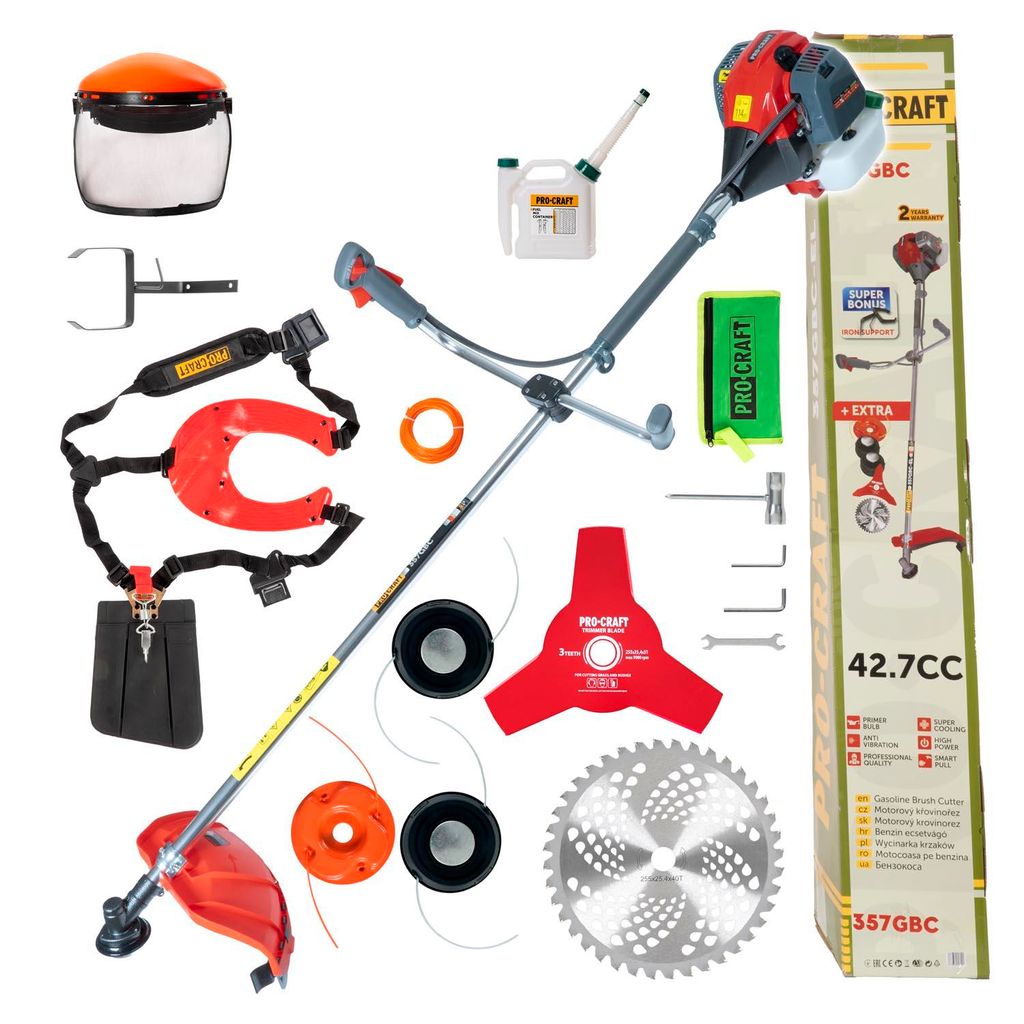 Benzínový krovinorez Procraft 357GBC Obrázok produktu 