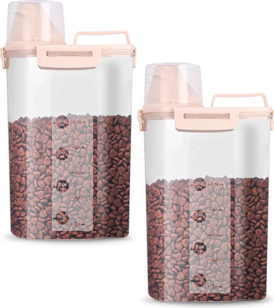 2 Stš¹ck Vorratsdosen 3L, Waschmittel Aufbewahrung, Kš¹che Organizer, Waschpulver Aufbewahrungsbox, Hundefutter Aufbewahrung, Aufbewahrungsbox ...