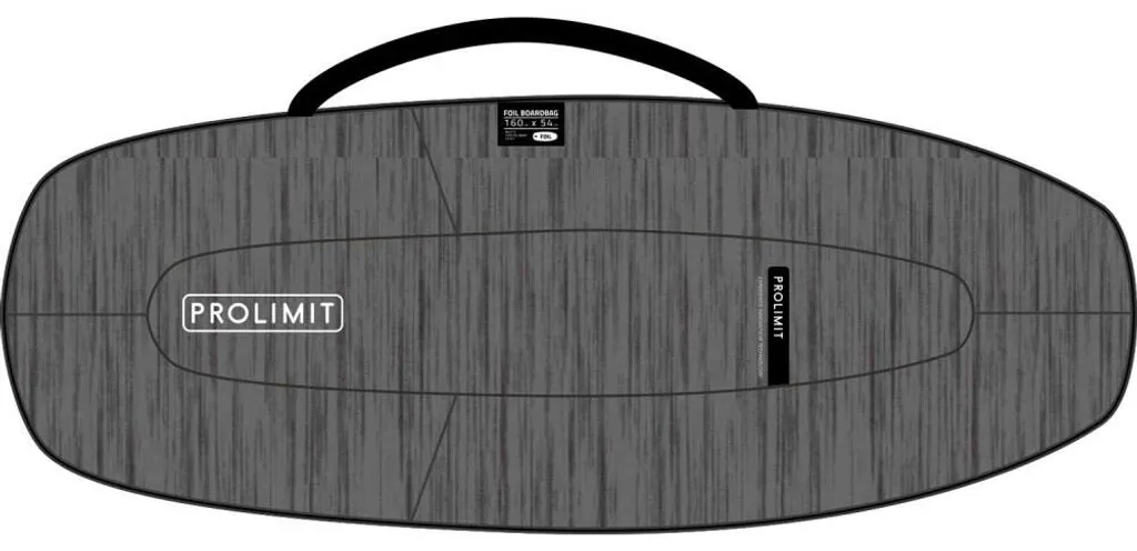 Sac de kitesurf ProLimit 145x54 cm étanche en plastique noir/orange