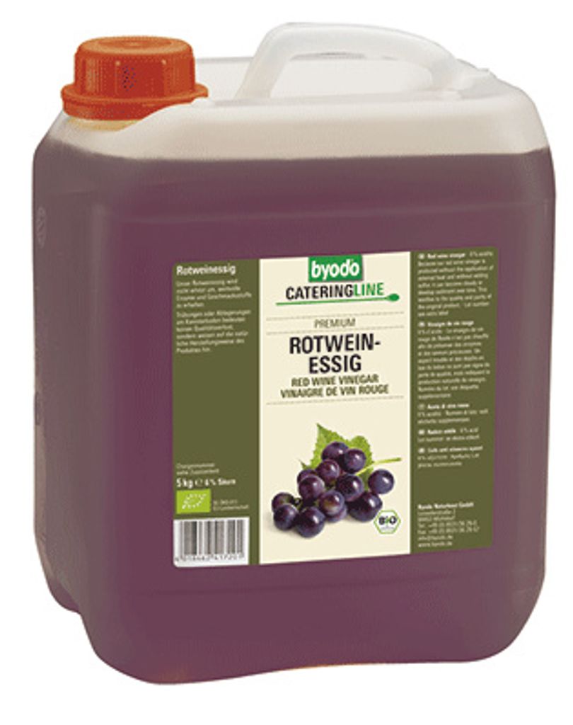 Byodo Rotweinessig 6% Säure 5kg