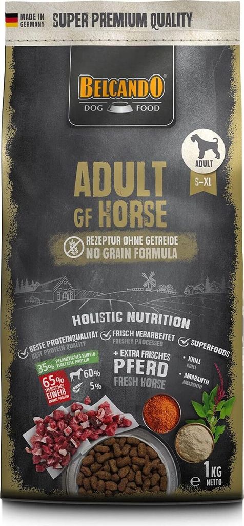 BELCANDO - Adult GF Horse - getreidefreies Trockenfutter