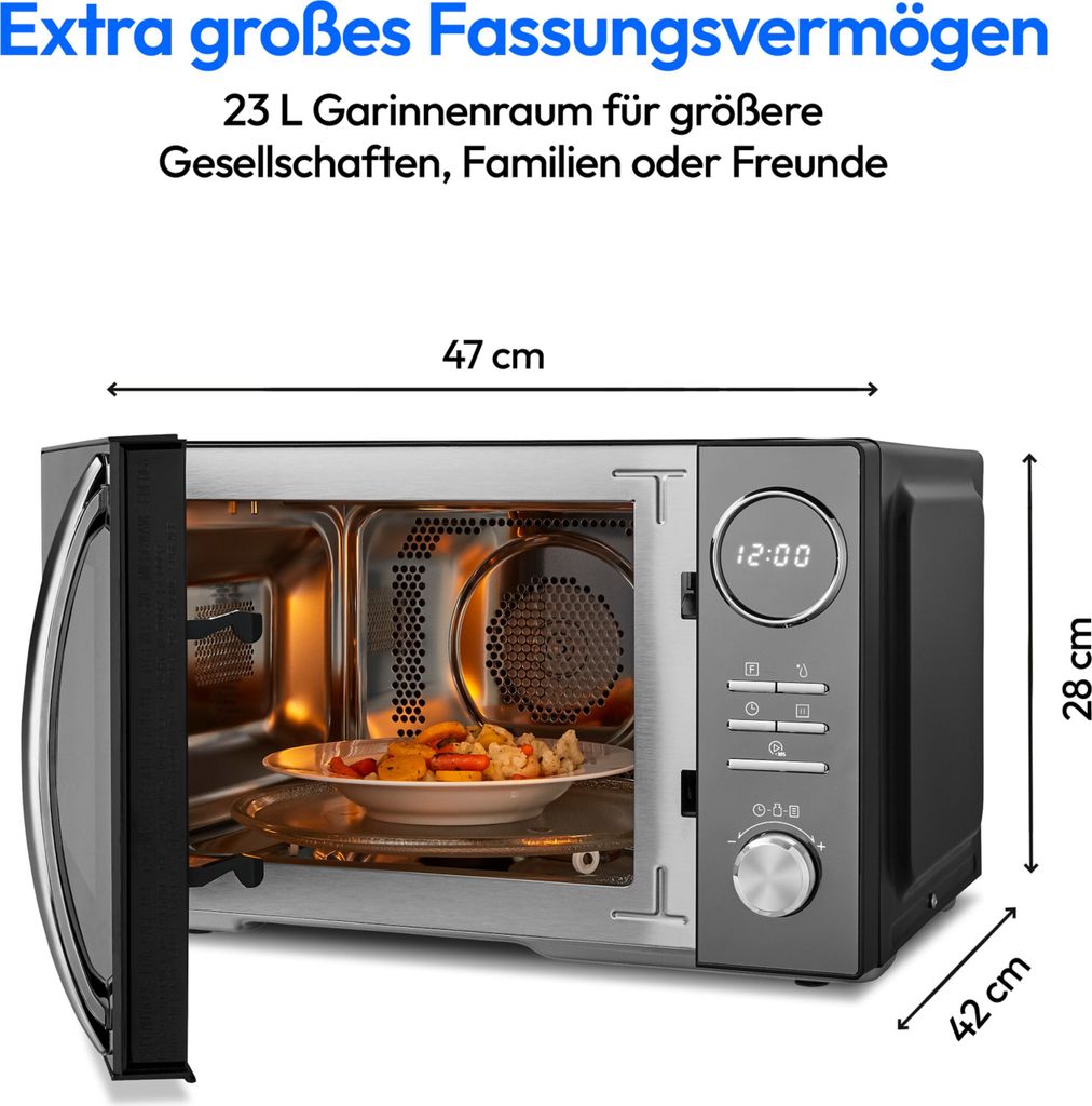 Mikrovlnná trouba Me me me černá 900 W 23 L Obrázek produktu 7