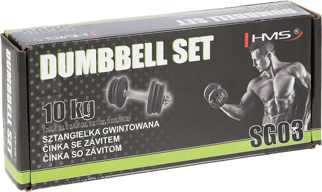 Haltère de Musculation HMS SG03 pour Entraînement Bras et Pectoraux - 11