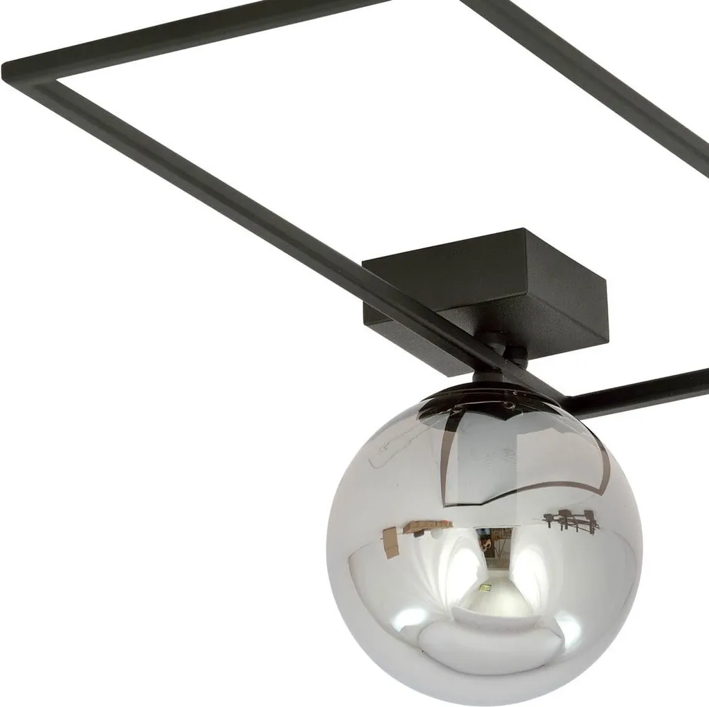 Plafonnier Compact E14 Noir Graphite Imago 1A pour Éclairage Précis - 8