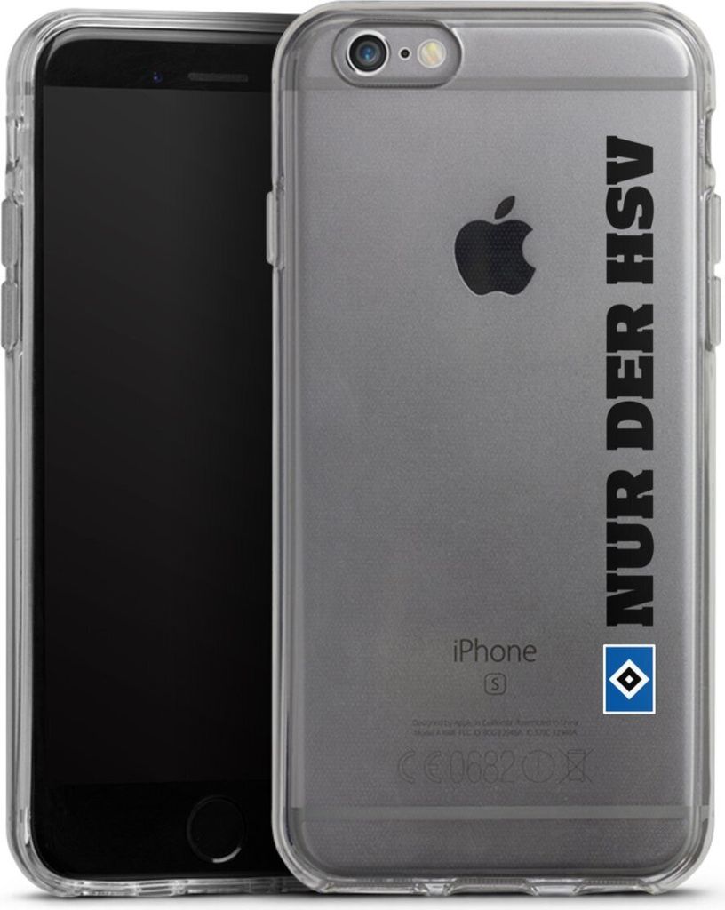 DeinDesign Handyhülle für Apple iPhone 6s Silikon Hülle Case Smartphone Schutzhülle HSV Hamburger SV transparent