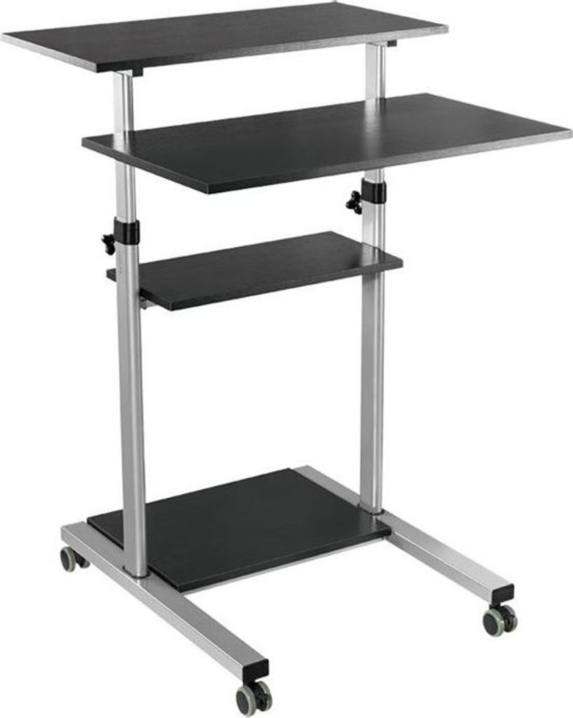 Logilink Sitz-/Steharbeitsplatz, rollbar, 60 kg max. Produktbild 