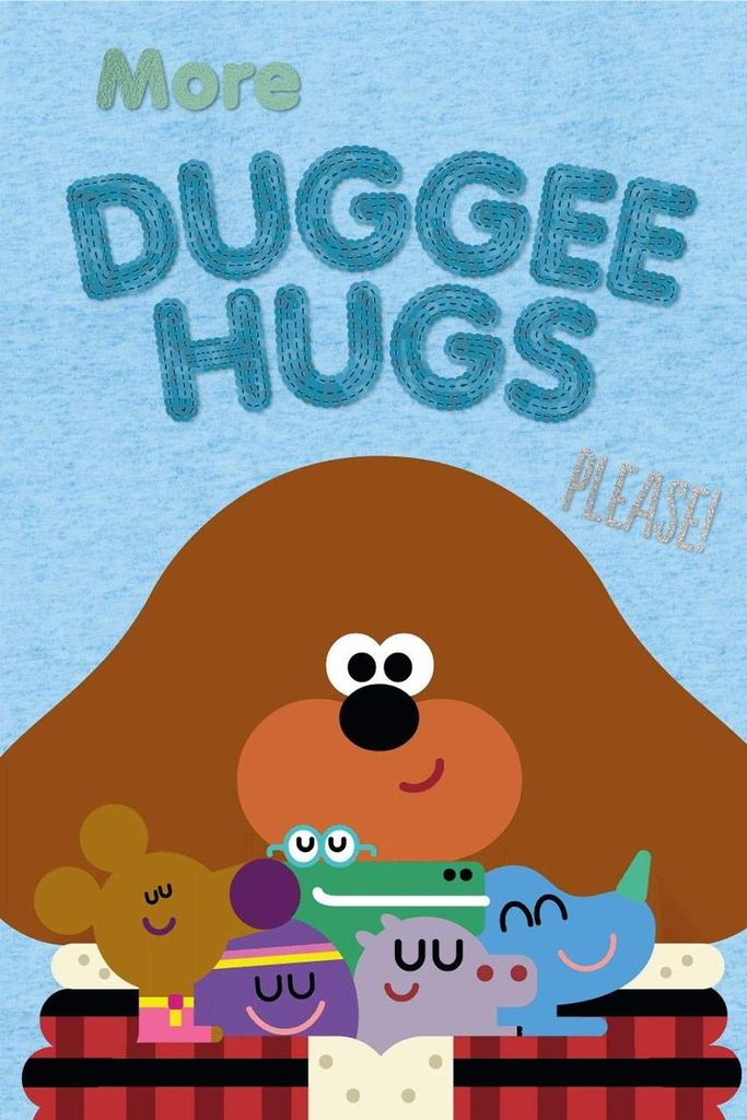 Hey Duggee - "Duggee Hugs" Decke, Fleece TC601 (150 cm x 100 cm) (Bunt)