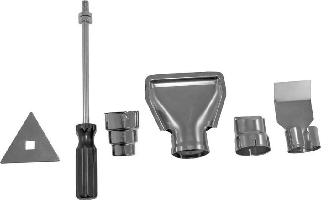 Kit Accessori Pistola Aria Calda HLG 5 Pezzi - Sverniciatore e PVC