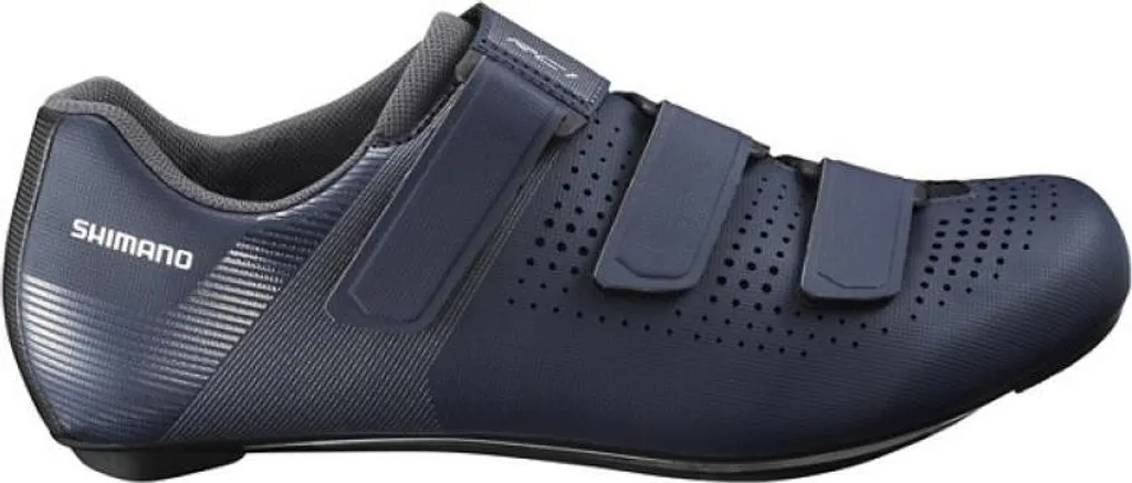 Chaussures Shimano SH-RC1 route bleu marine avec serrage velcro stable