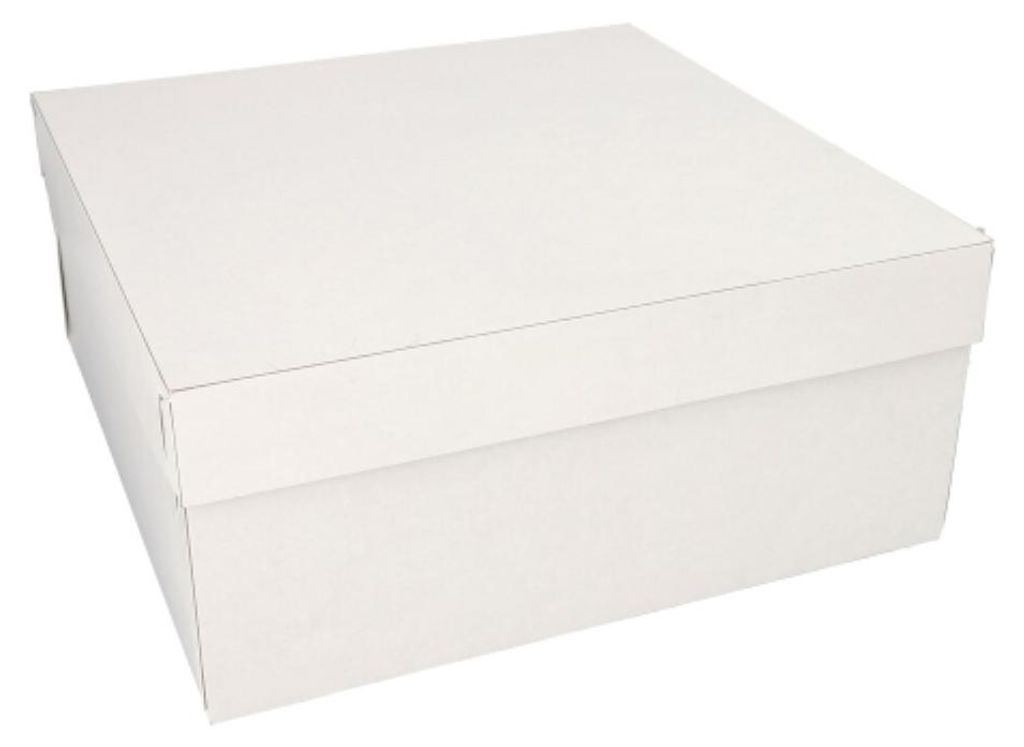 PAPSTAR Torten-Karton mit Deckel, Maáe: 300 x 300 x 130 mm Immagine del prodotto 