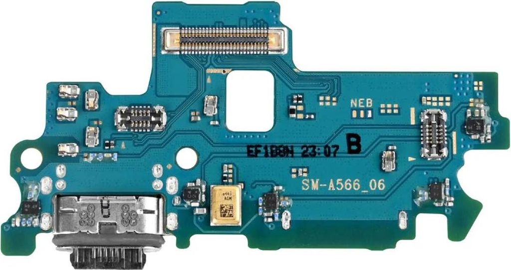 Clappio, Samsung Galaxy A56 USB-C Ladeanschluss mit SIM-Leser, Grün