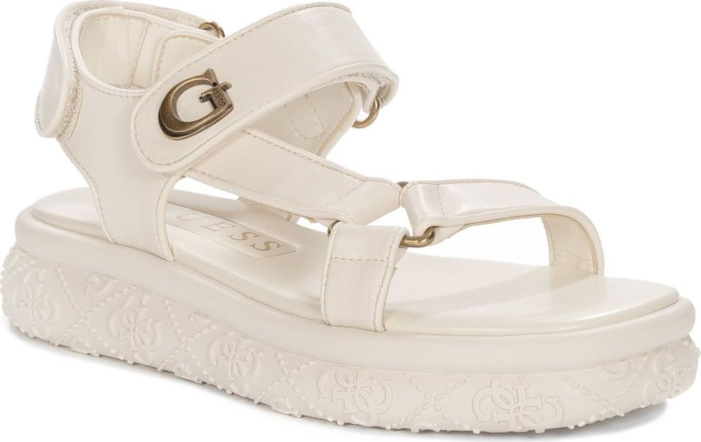 Schuhe Guess FLJLANELE03CREAM