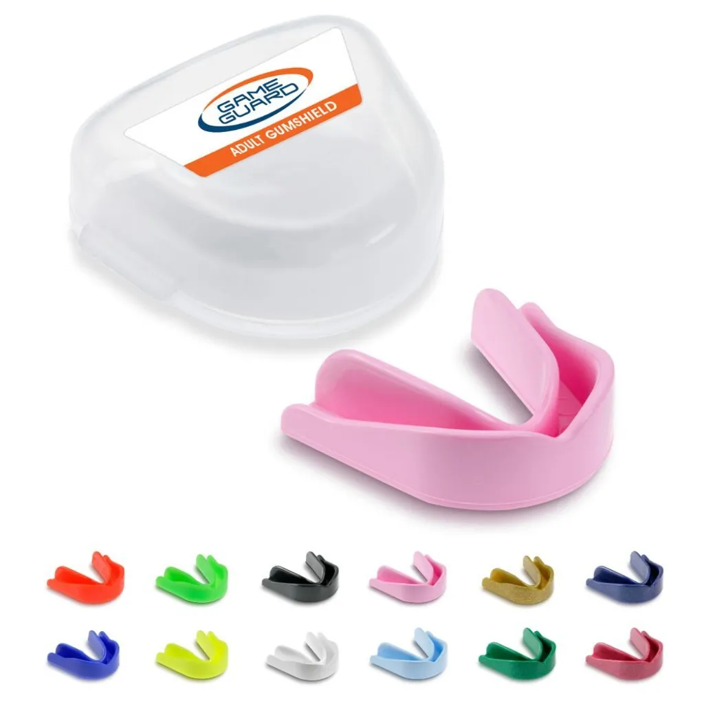 Protège-dents pour arts martiaux et rugby, modèle GameGuard rose adulte