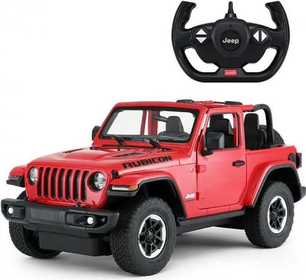 Rastar RC auto Jeep Wrangler Rubicon 1:14 červená Obrázok produktu 