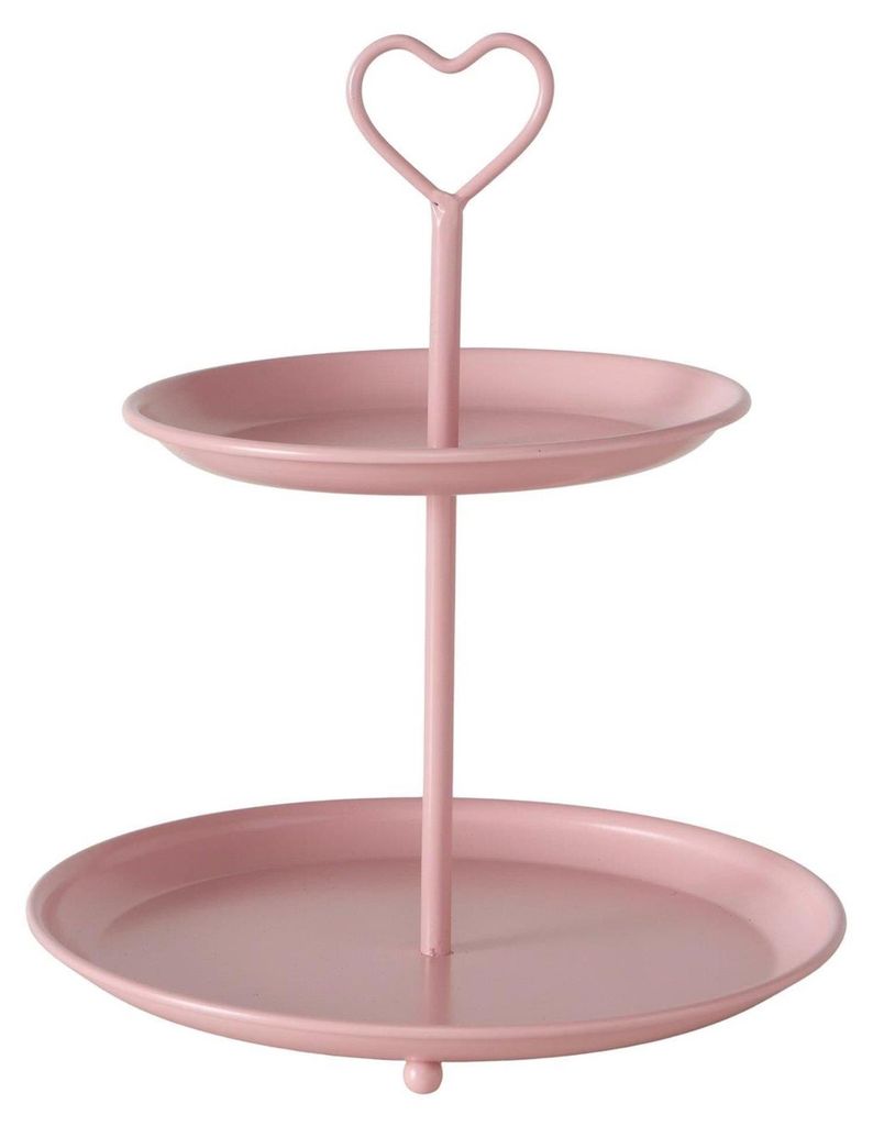 Boltze Home Etagere rosa ø21xh25cm