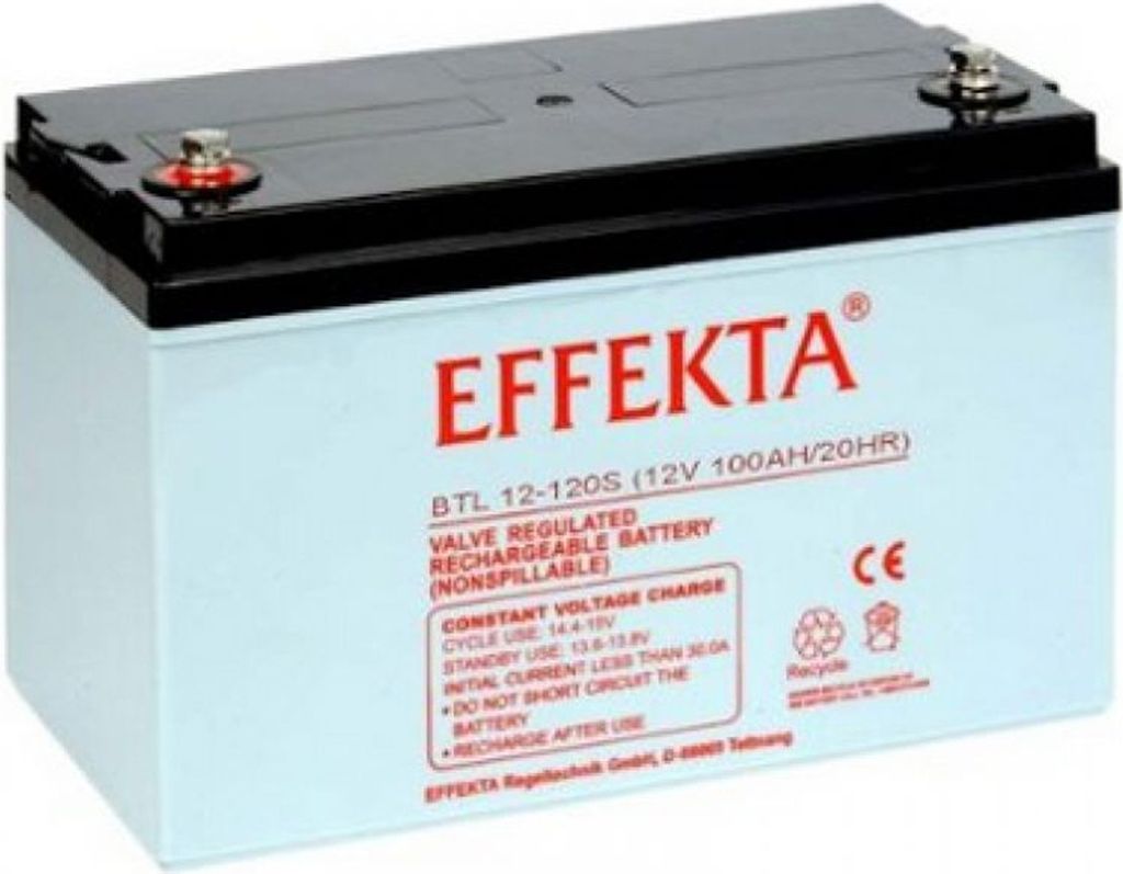 Effekta BTL 12-120S Blei-Vlies Akku AGM VRLA 12V 120Ah