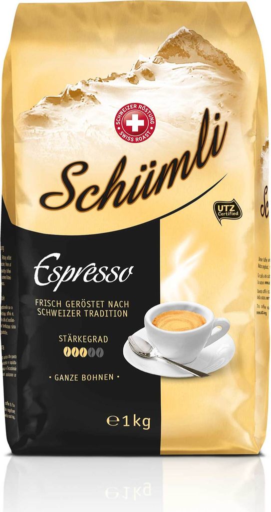 Schümli Espresso Bohne 1kg - Kaffeebohnen Kaffee Bohnen Produktbild 