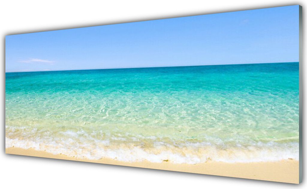 Glasbilder 125x50 Wandbild Druck auf Glas Meer Landschaft